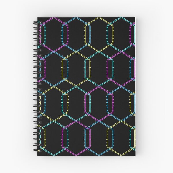 Item preview,  Hexagonal rainbow geometric pattern designed and sold by JoySpark.