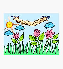 The Garden of Mental Health Photographic Print