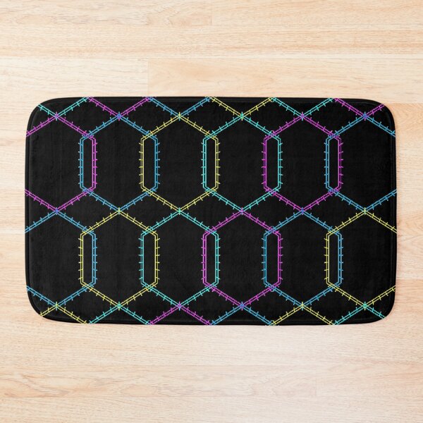 Item preview,  Hexagonal rainbow geometric pattern designed and sold by JoySpark.