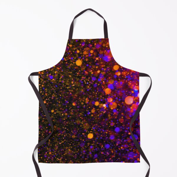 Artikelvorschau, Dunkelviolettblau Citrus Orange Neon Glitter und Sparkle Lights entworfen und verkauft von hearthearts.