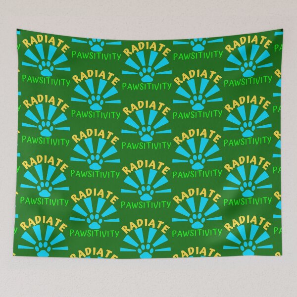 Item preview, Radiate Pawsitivity - Aesthetic radiating paw  designed and sold by Try-It.