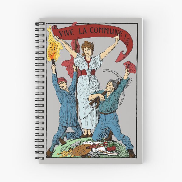 Item preview, Vive La Commune Walter Crane Recolored - Histórico, Comuna de París, Socialista, Izquierdista designed and sold by SpaceDogLaika.