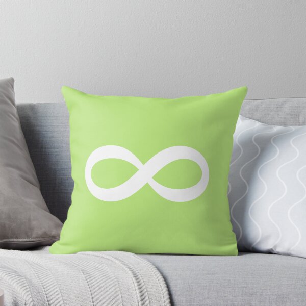 Item preview, Infinity eternity forever symbol, lime green and white designed and sold by Mhea.