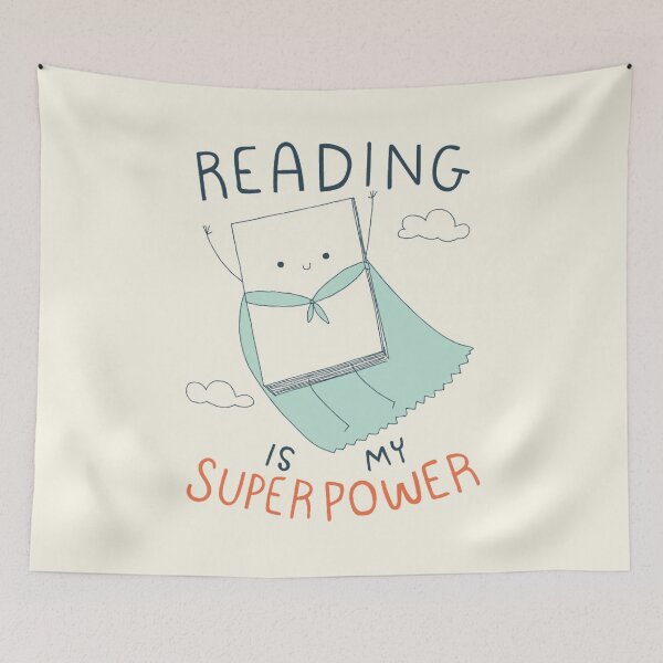 Item preview, Reading is My Superpower designed and sold by Vintage8.