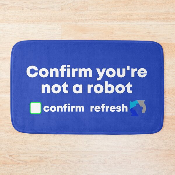 Item preview, Confirm you are not a robot - dark BG designed and sold by reIntegration.