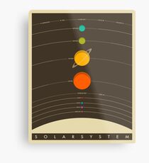 THE SOLAR SYSTEM Metal Print
