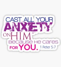 1st Peter - 5:7 Sticker