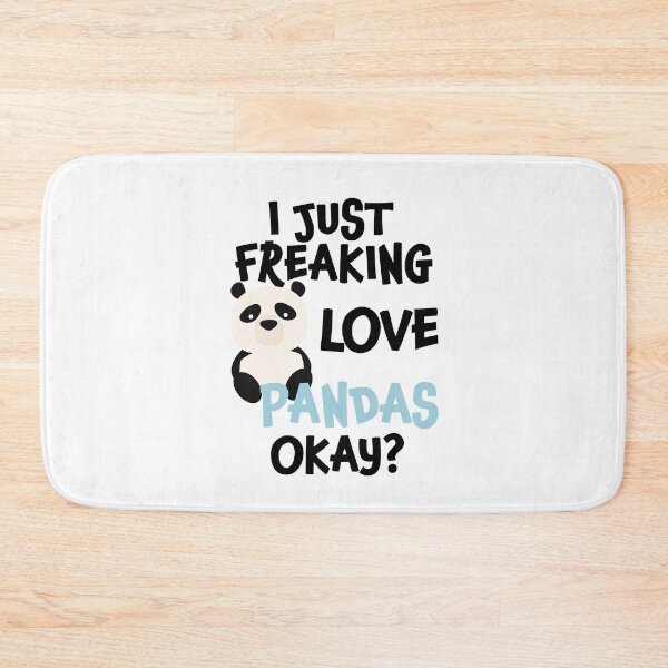 Item preview, Me encantan los pandas Ok | Panda Lover | Oso panda | Lindo panda designed and sold by Tasha McGlashan.