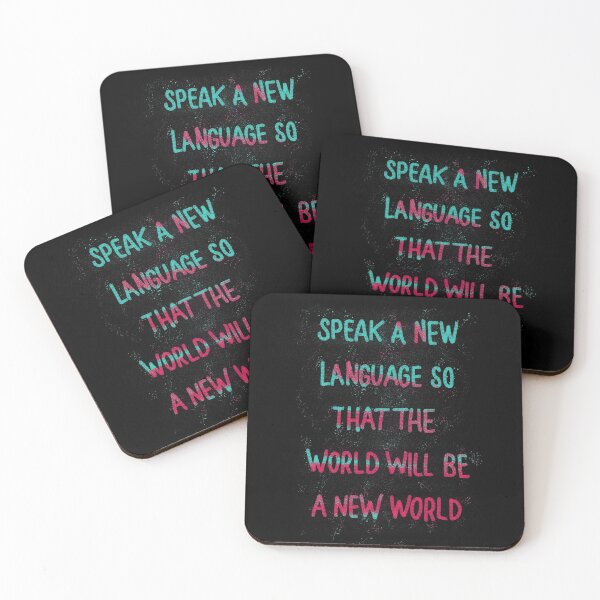 Item preview, Speak a new language so that the world will be a new world designed and sold by RafaelLima7.