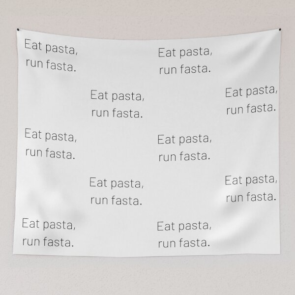 Item preview, Eat pasta, run fasta. designed and sold by ana1moreira.