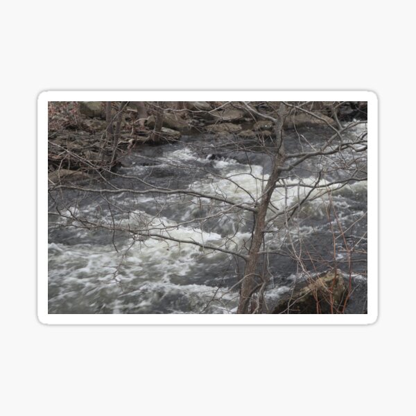 rushing water Sticker