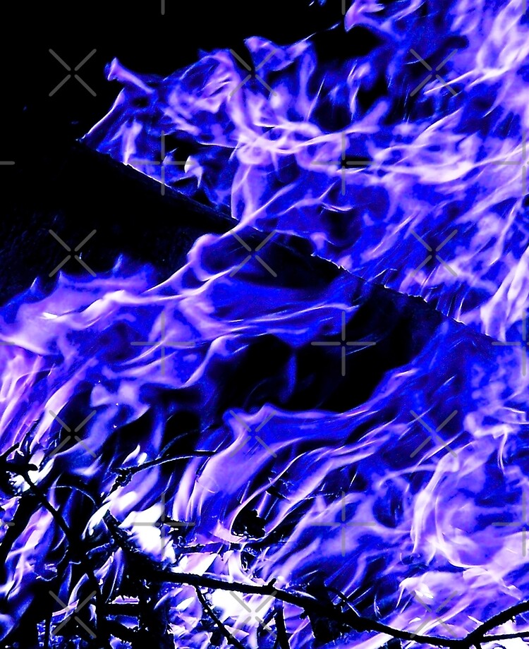 Hintergrund blaues Feuer