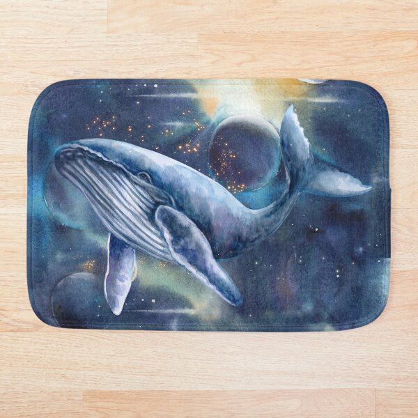 Item preview, space blue whale designed and sold by NeriaLi.