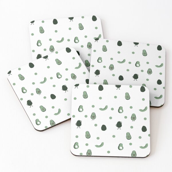 Item preview, Avocado Pattern designed and sold by seapandaarts.
