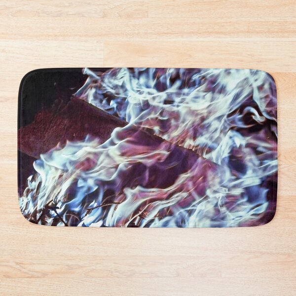 Item preview, Magical fire flames on a black background designed and sold by Photostacia.