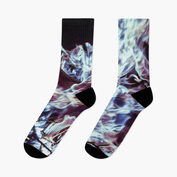 Item preview, Magical fire flames on a black background designed and sold by Photostacia.