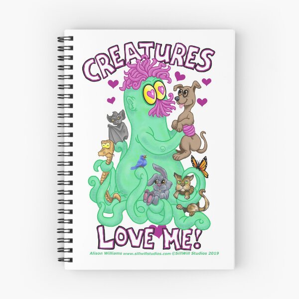 Item preview, Alien Blerbs - Creatures Love Me! designed and sold by SillWillStudios.