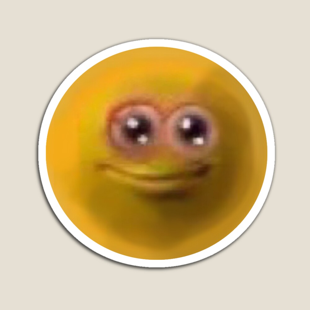 Sad cursed emoji Sticker for Sale by jenmish