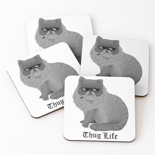 Item preview, Thug Life Cat designed and sold by AsanoArts.