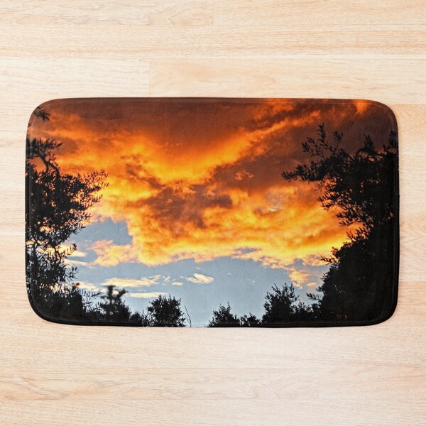 Item preview, Sunset clouds Silhouette Trees Skyscape designed and sold by Anna Lemos.
