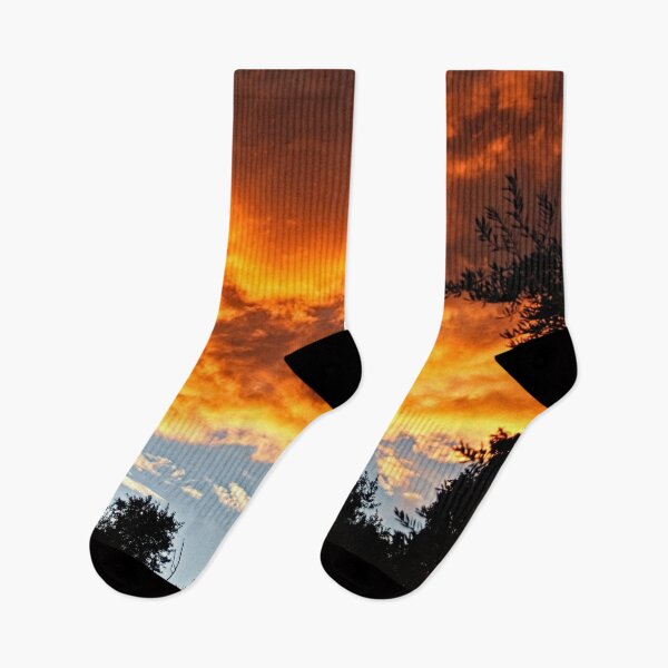 Item preview, Sunset clouds Silhouette Trees Skyscape designed and sold by Anna Lemos.