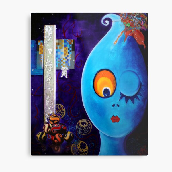 Wink Metal Print