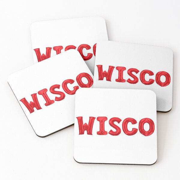 Item preview, Red WISCO Balloon Lettering designed and sold by ec0naway.