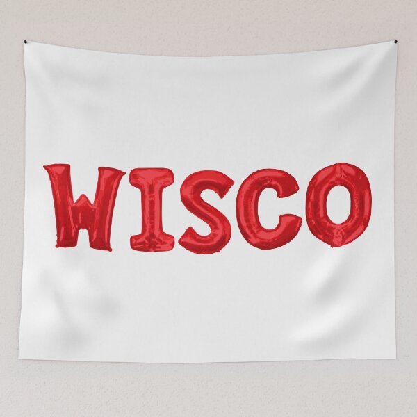Item preview, Red WISCO Balloon Lettering designed and sold by ec0naway.