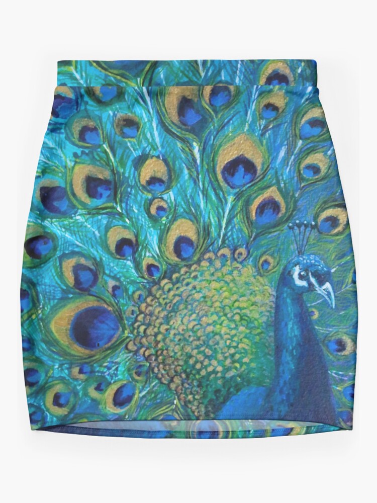 Ethnic Skirts | Never Used Green Color Peacock Skirt | Freeup