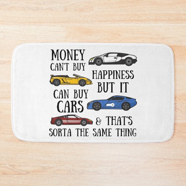 Item preview, Money Can't buy happiness but it can buy cars and that's sorta the same thing, Car lover, Car Enthusiast Gift, Gift for Dad, Sports Car Lover gift designed and sold by AwesomeUnique.
