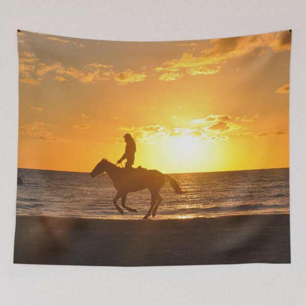 Item preview, Caribbean Sunset on Horseback  designed and sold by MichaelDTaylor.