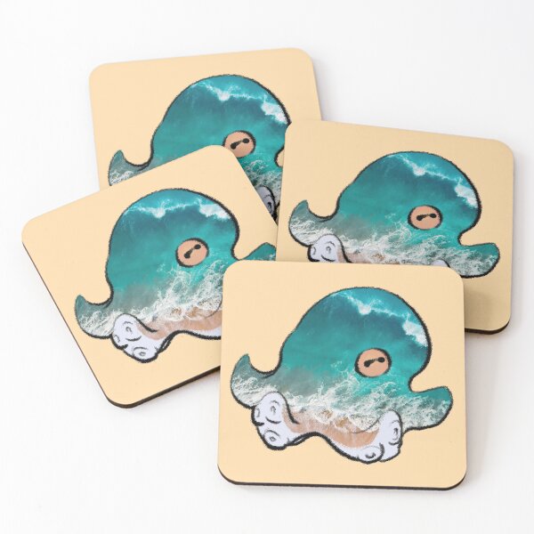 Artikelvorschau, Netter kleiner Oktopus entworfen und verkauft von Tea Cat Arts.
