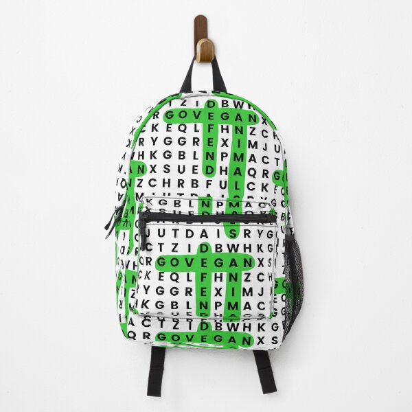 Item preview, Go Vegan Defend Animals | Find A Word Puzzle | Animal Rights designed and sold by EarlessPierre.