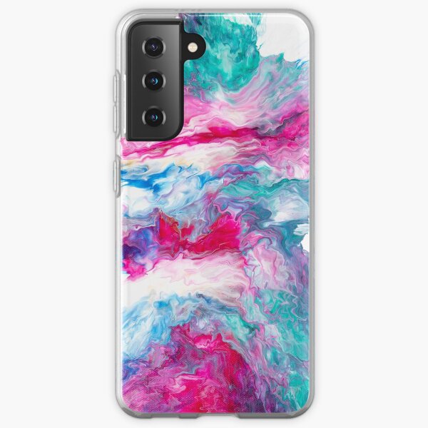Magenta Clouds Samsung Galaxy Soft Case