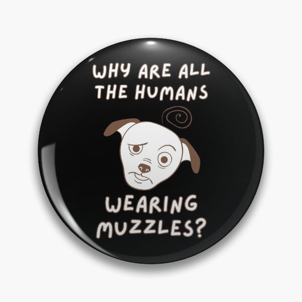 Item preview, Humans wearing muzzles designed and sold by Caregiverology.