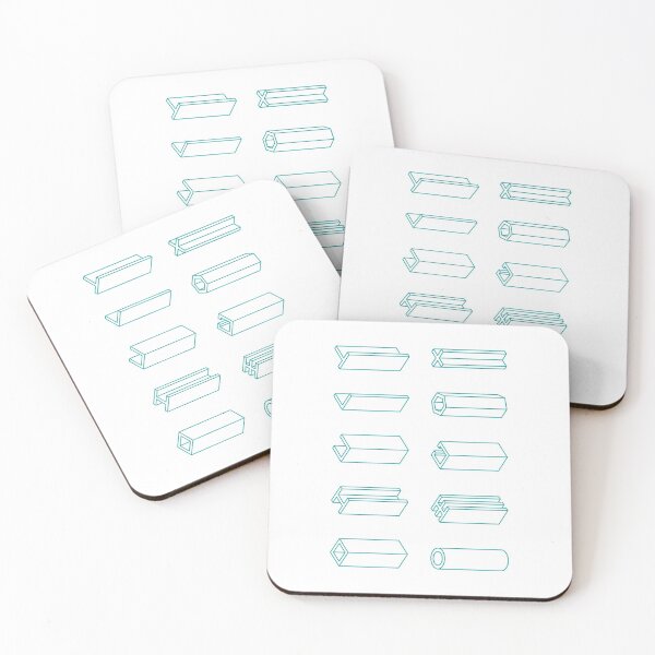 Item preview, Teal beams on white designed and sold by crazycollective.