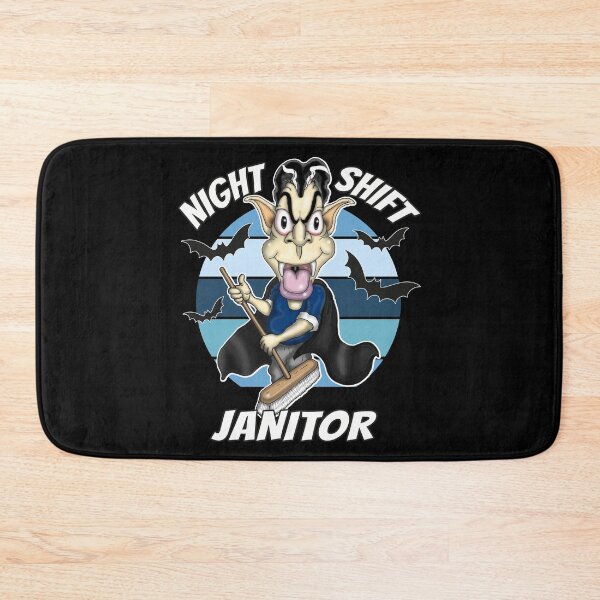 Item preview, Night Shift Janitor Funny Janitorial Cleaning Worker designed and sold by Status71.