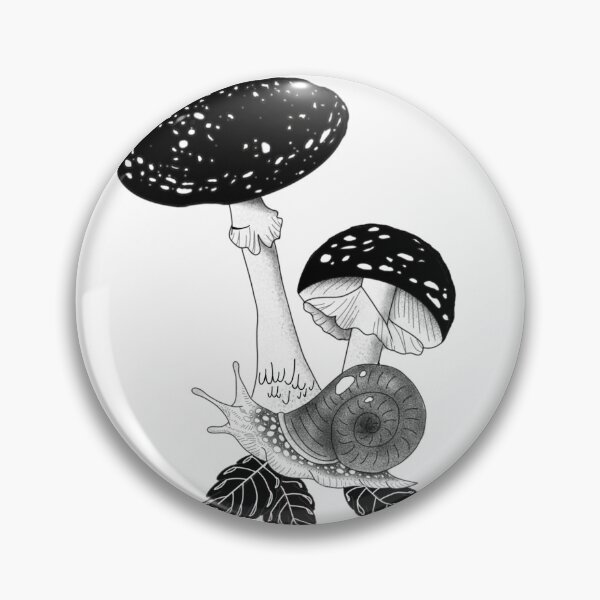 Item preview, Cottagecore Mushroom Snail designed and sold by Kitsune-Designs.
