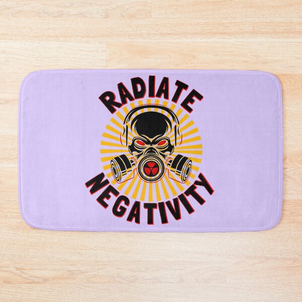 Item preview, Radiate Negativity - biohazard toxicity face mask designed and sold by Try-It.