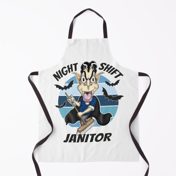 Item preview, Night Shift Janitor Funny Janitorial Cleaning Worker designed and sold by Status71.