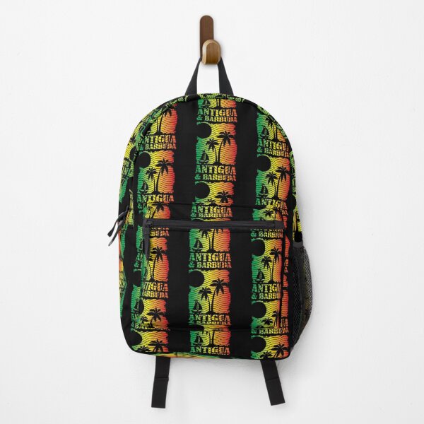 Item preview, Antigua and Barbuda Island Scene - Ites Gold and Green designed and sold by IdentiTee Studios.