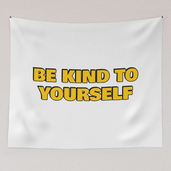 Item preview, Be kind to yourself yellow designed and sold by Inspirationmotivation.