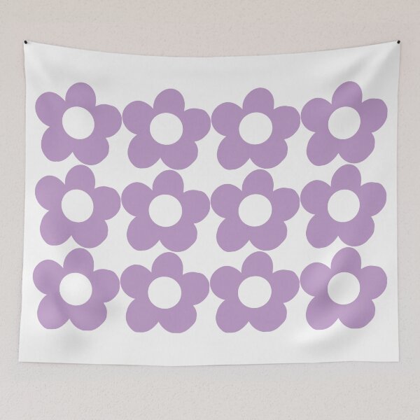 Item preview, retro 60s 70s flowers pastel abstract - matisse inspired designed and sold by mariahmoniquedesign.
