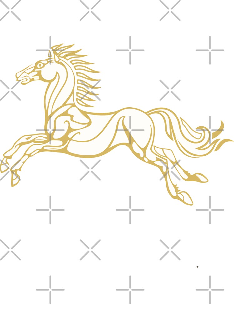 Aperçu 7 sur 7. T-shirt oversize avec l'œuvre Cheval Rohan créée et vendue par luthientelrunya.