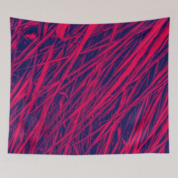 Item preview, Red And Blue Palm Limbs designed and sold by Designs By YL.