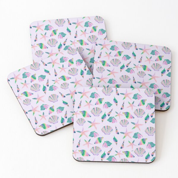 Item preview, Seashells Pattern - Retro Pastel designed and sold by monitdesign.