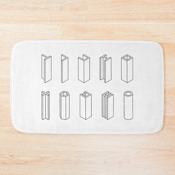 Item preview, Black beams on white designed and sold by crazycollective.