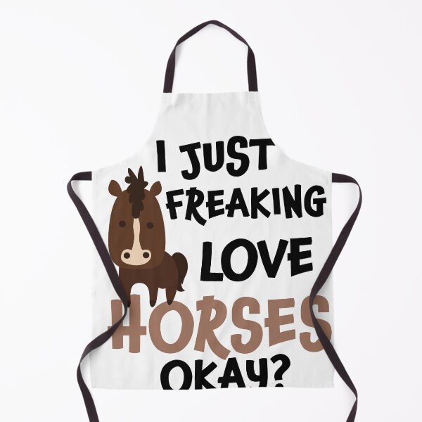 Item preview, I Just Freaking Love Horses Ok | Cute Horse designed and sold by Tasha McGlashan.