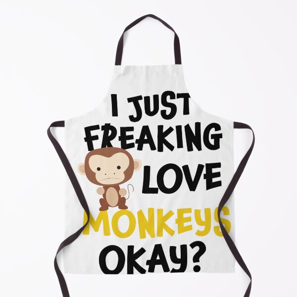 Item preview, I Just Freaking Love Monkeys Ok |Cute Monkey designed and sold by Tasha McGlashan.