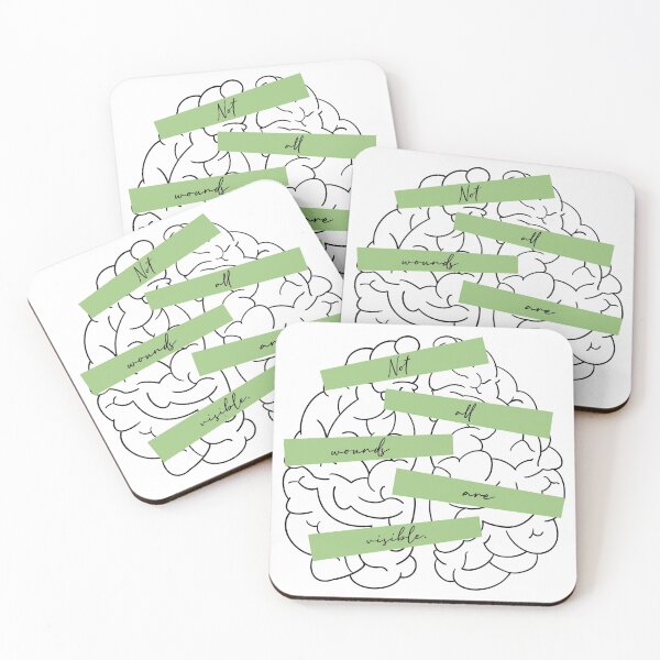Item preview, Not All Wounds Are Visible designed and sold by Elle  Hazlett.